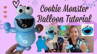 Cookie Monster balloon tutorial