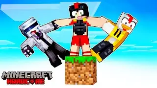 ¡3 COMPAS y 1 BLOQUE! 😱 Sobrevivimos 100 días de Minecraft HARDCORE en UN BLOQUE [12-18] #3