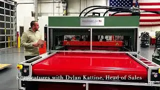 Straight Ram Industrial Beam Cutting Press with In & Out Hitch Feed