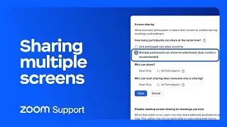 Sharing multiple screens simultaneously