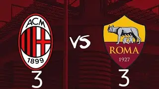 AC MILAN-ROMA 3-3|MATCH GOALS HD|