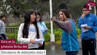 🔴#UNMSM Más de nueve mil jóvenes participaron en la primera jornada del simulacro de admisión 2025-I