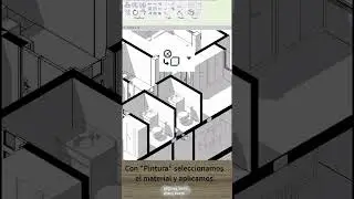 Cómo colocar texturas en Revit #arquitectura #reels #revit #diseño #texture