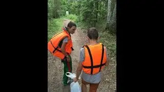 Летний лагерь, часть 9. Пешком на озеро.