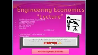 Basic Concepts of Economics - Needs, Wants, Demand, Supply, Market, Utility, Price, Value, GDP, GNP,