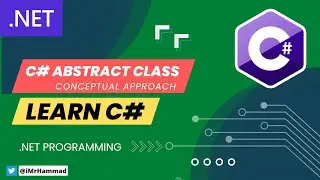 Abstract class and Abstract method with example in C#.NET | Urdu - Hindi 