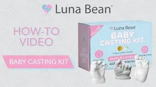 Luna Bean Baby Casting Kit: Easy DIY Hand, Foot, and Bum Casting Instructions