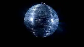 REAL mirror ball SPINNING disco ball 4k