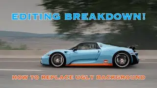 How to swap backgrounds for car photography