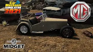MG Midget Restoration - Car Mechanic Simulator 2021 - Drag Racing DLC