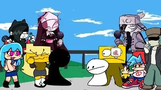 FNF Piss off but every turn a character sings it