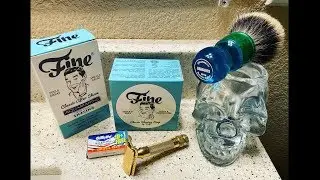 West Coast Shaving Exclusive-Fine Aquamarine Shave Soap & Aftershave.