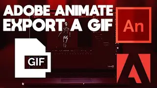 Adobe Animate CC Tutorial | How to Export a GIF Image in Adobe Animate CC