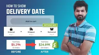 Show Estimated Delivery Date on Product Page in Shopify | No App | #shopify