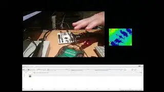 Digilent Arty S7 50 VGA Thermal Imaging Camera. Melexis MLX90640 IR Array & Pmod VGA