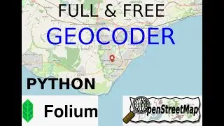 Python Folium - simple geocoder for free