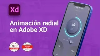 Como animar un selector de temperatura radial en Adobe XD
