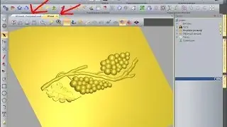 Как переключить 3D и 2D вид ArtCAM 2011, How to switch the 3D and 2D  ArtCAM 2011
