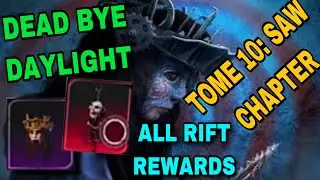 DBD TOME 10: SAW CHAPTER ALL ( 70 TEIR ) | RIFT REWARDS | MAXED OUT TO LEVEL 70 IN THE RIFT