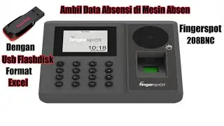 Cara Download Data Absensi karyawan di Mesin Absen Pakai USB Flashdisk Pindahin Kekomputer