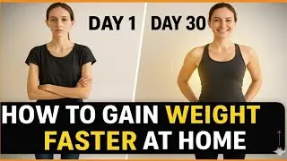 How to Gain Weight Fast 🏋️ | Home Workout for Skinny People 