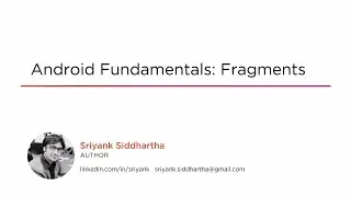Course Preview: Android Fundamentals: Fragments