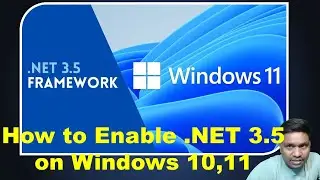 How To Enable .NET 3.5 On Windows 10 OR 11 | Download .NET 3.5 | How To Install .NET on Windows