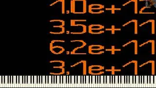 Ultralight MIDI Player. Exponentiation Nut (224k notes)