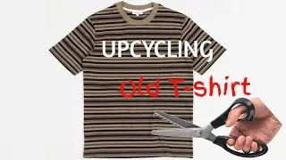 DIY Recycling a T-Shirt|Reform Old Your Clothes in 5 min|Refashion/TRANSFORM YOUR CLOTHES-DIY CLOTHE
