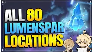 All 80 Lumenspar Locations Genshin Impact