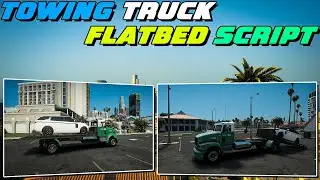 Free Advanced Towing Truck Script | Flatbed Script | QBCore/ESX | FiveM Tutorial 