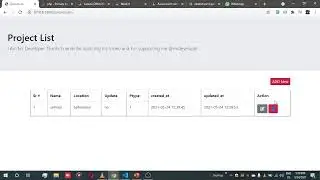 Create Update Read Delete Data in Database MYSQl using Laravel 8 CURD with Source code|Web Tutorials