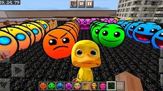 Pibby Glitch CRYING DUCK and ROCK ON THE GROUND Nextbots in Minecraft PE