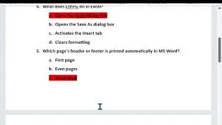 most asked accenture Ms office and networking question #accenture #mcq