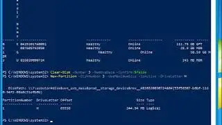 Форматирование microsd карты приложением PowerShell