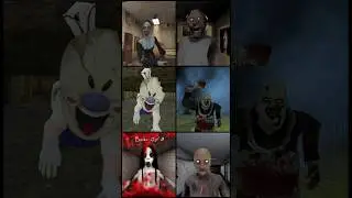 Evil Nun Vs Granny 2 Vs Rod Vs Psychopath Vs Slendrina The Cellar Vs Grandpa | Jumpscare Battle