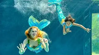 Mon apprentie sirène 💙 / My mermaid apprentice!