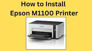 How to Install New Epson M1100 Printer || In Bangla 2024 #Epson_m1100 #epsonprinter