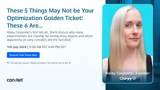 These 5 Things May Not be Your Optimization Golden Ticket! These 6 Are....