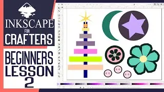 How to Use Inkscape for Crafters 🌟 Inkscape Basic Tutorial for Beginners 🌟 Lesson 2 in {10 minutes}.
