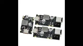 TZT QC4.0 QC3.0 Type-C USB PD65W Fast Charging Adapter Module DC8-32V 3.25A 65W Step Down Module