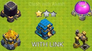 TH12 FARMING BASE WITH LINK | TH12 NEW FARM BASE 2021 | ANTI ZAP DRAGON | ANTI EVERYTHING