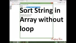 #4 Sorting string in array without using loop php