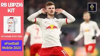 RB Leipzig Kit in eFootball (No Patch) | eFootball Best Kits | eFootball Mobile 2023