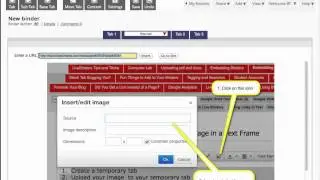 Virtual Binders: How to Insert an Image in a Text Frame