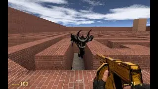 Beastie Bendy Chasing NPC in da GMOD Bigmaze
