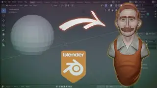 How to sculpt and texture stylized character in blender | TimeLapse 