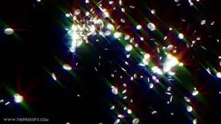 flashing lights particles green screen video