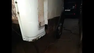 ГАЗ 2790. ГАЗель. Снежинка. Правый закат почти на месте, приборка светится, слева ужас...