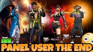 The End😱CS Rank AWM Panel User On Live Stream😳 आजा Open Challenge Noob😤 1 vs 1 में !!